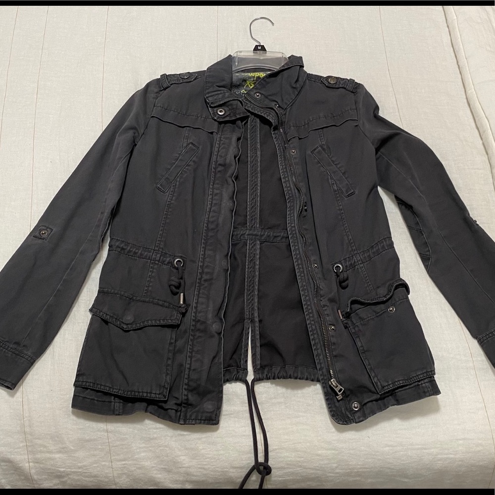 Aero Grey Bomber Jacket Like Brand New
